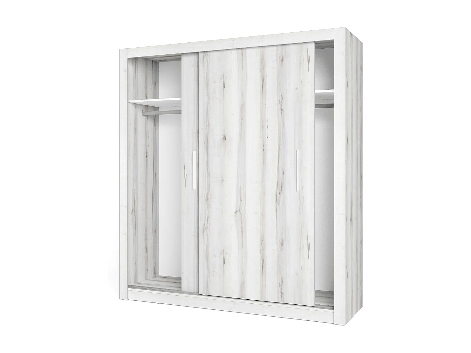 Pack Muebles Dormitorio Blanco Albo: Cabecero, 2 Mesitas, Cama, Cómoda