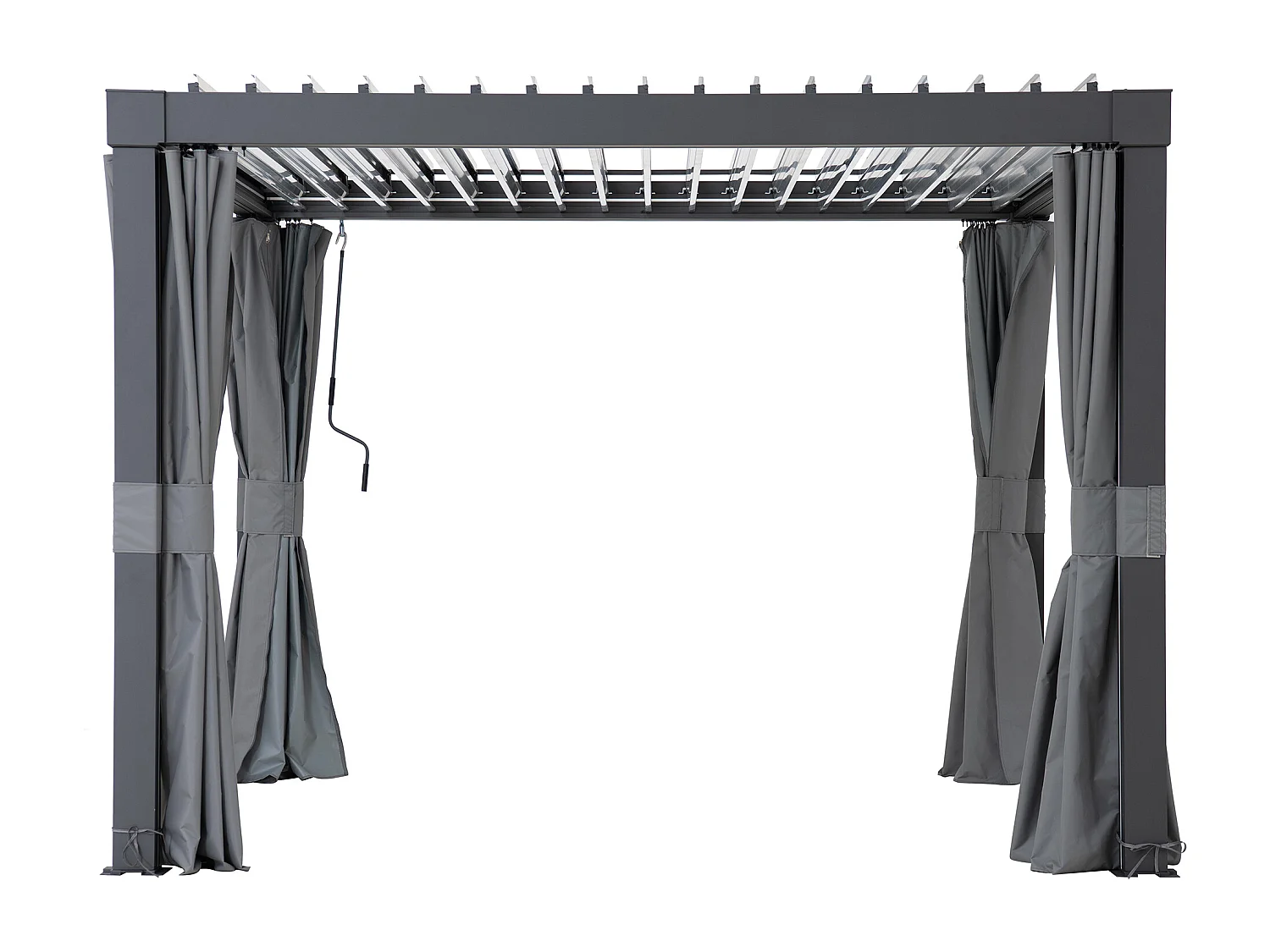 Rideaux de remplacement SUNJOY pour pergola à lames orientables de 306 cm x 306 cm