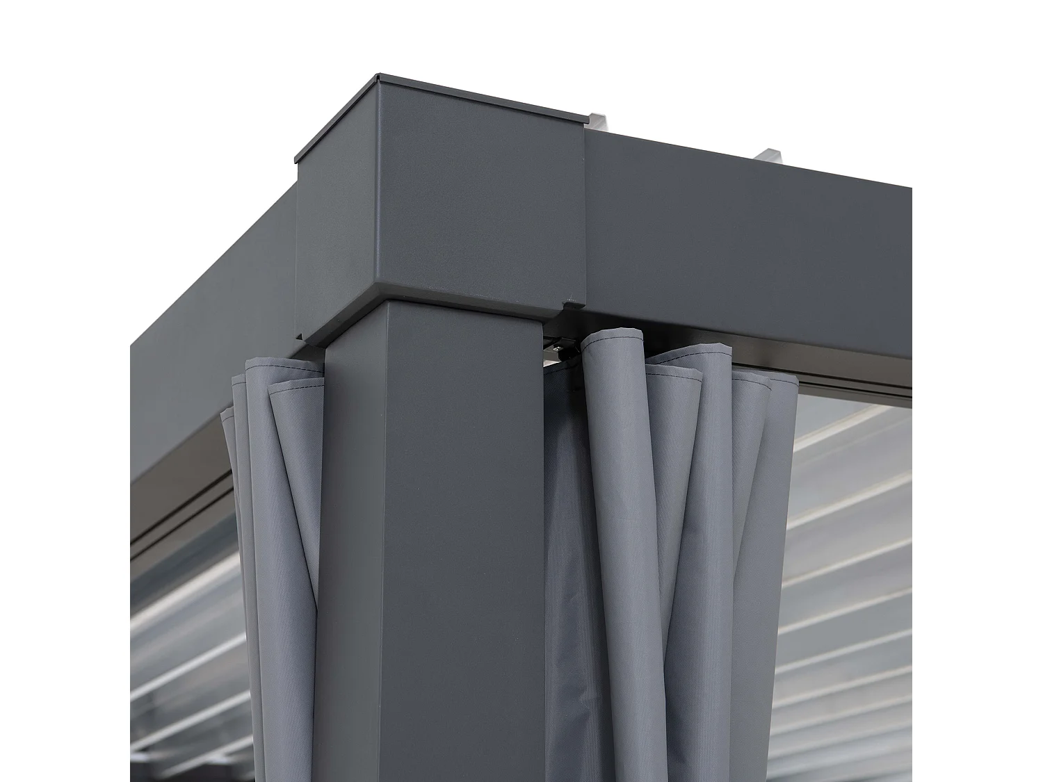 Rideaux de remplacement SUNJOY pour pergola à lames orientables de 306 cm x 306 cm