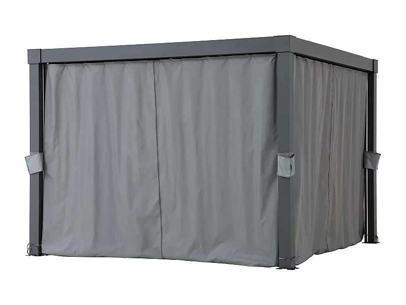 Rideaux de remplacement SUNJOY pour pergola à lames orientables de 306 cm x 306 cm