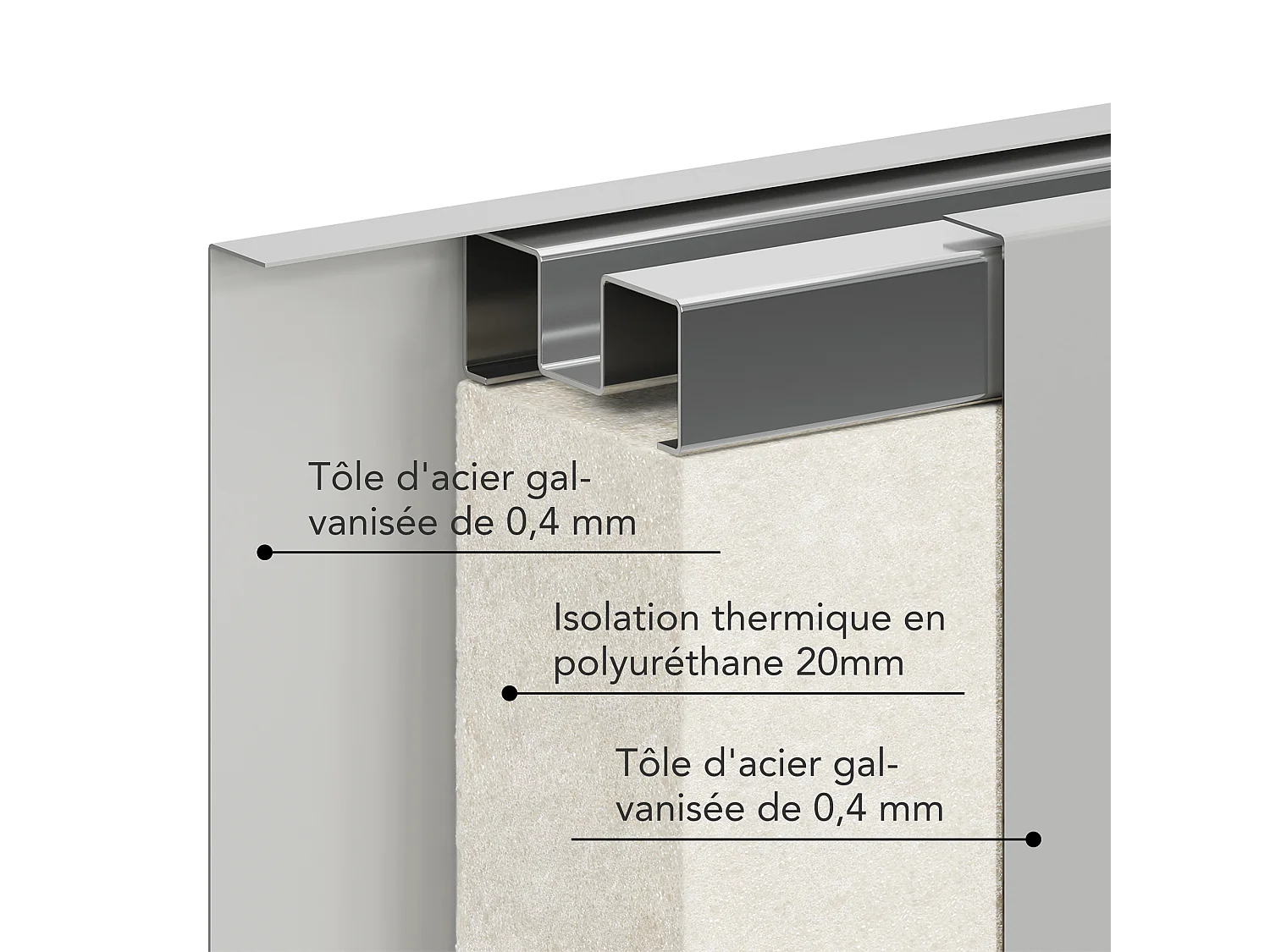 Abri de jardin RIGA avec plancher, fenêtres et portes verrouillables.