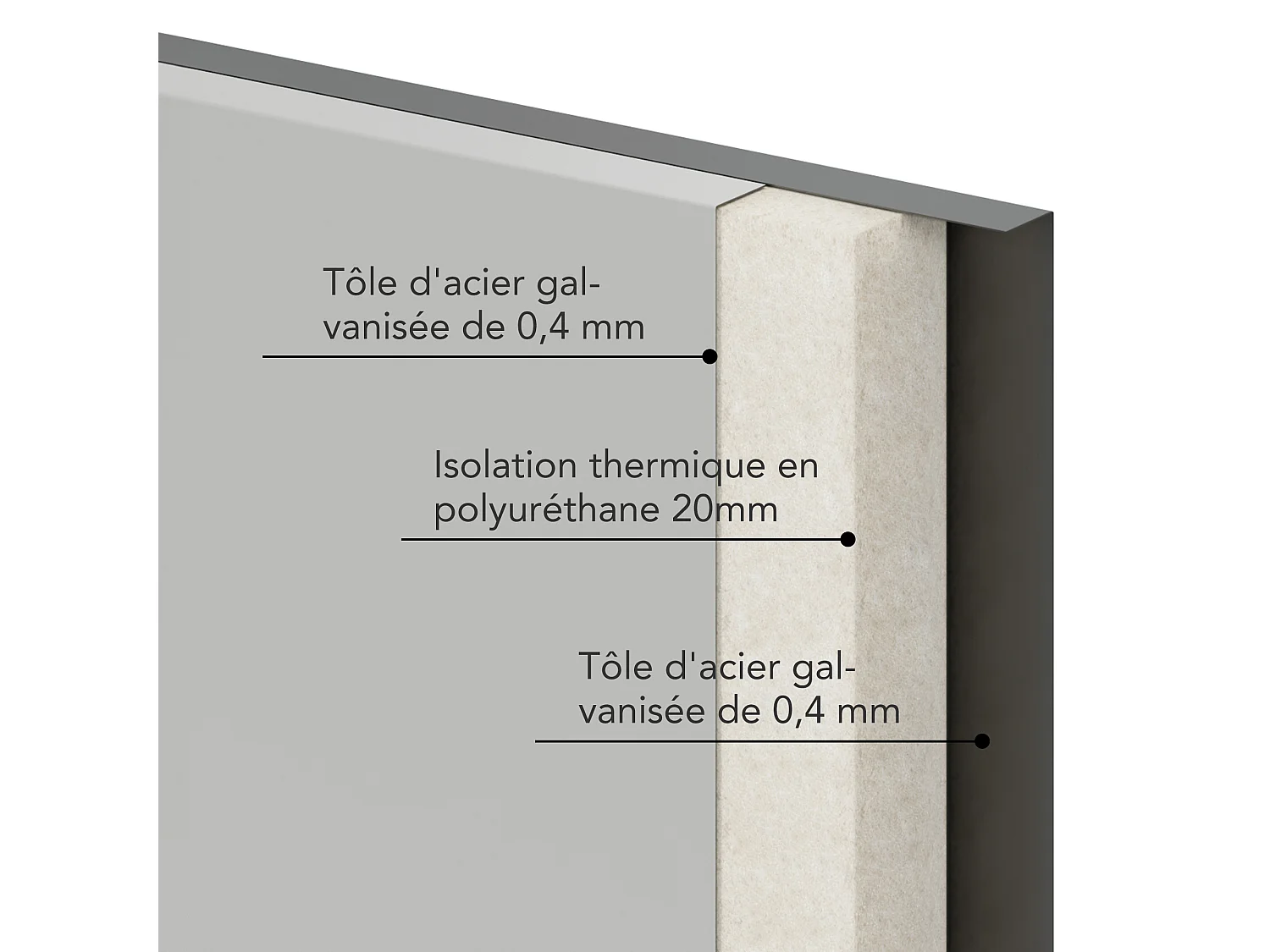 Abri de jardin RIGA avec plancher, fenêtres et portes verrouillables.