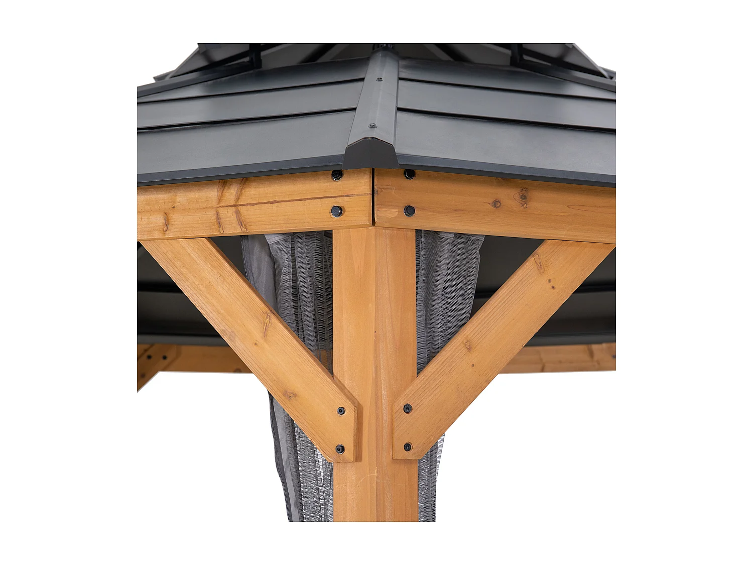 Moustiquaire de remplacement SUNJOY pour tonnelle octogonale de 395 cm x 395 cm