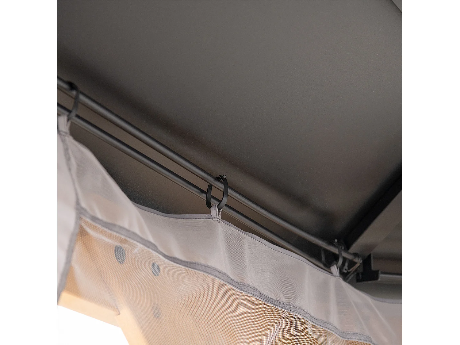 Moustiquaire de remplacement SUNJOY pour tonnelle octogonale de 395 cm x 395 cm