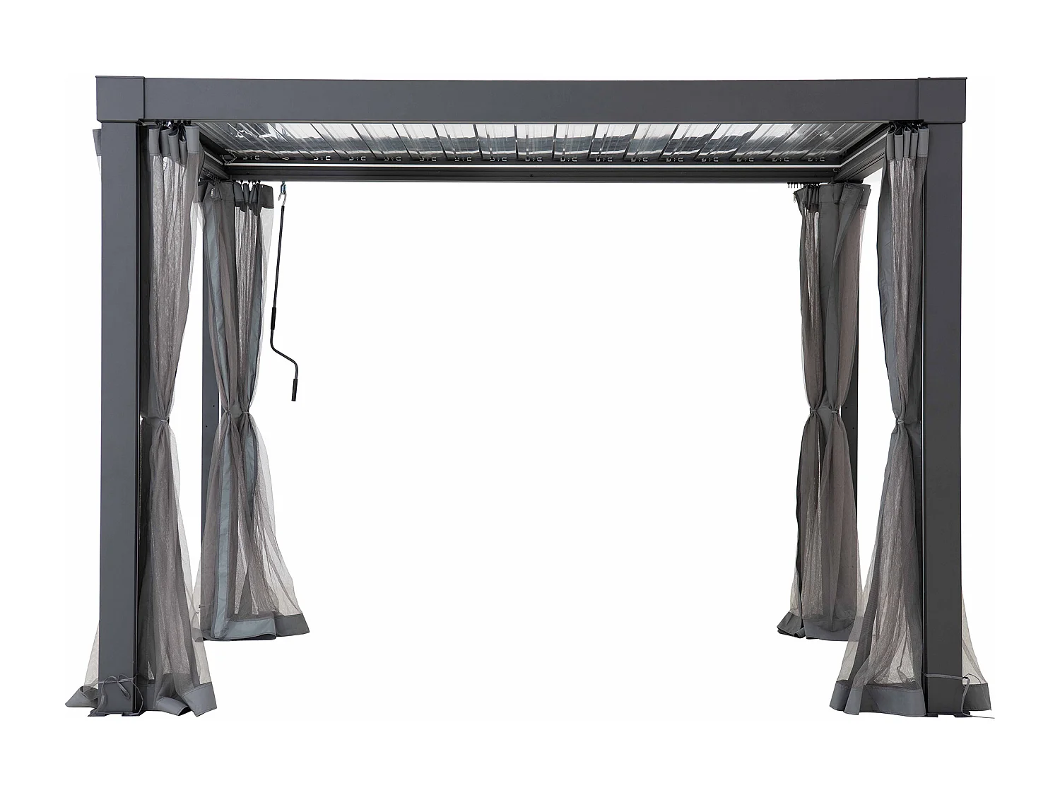 Moustiquaire de remplacement SUNJOY pour pergola à lames de 306 cm x 306 cm
