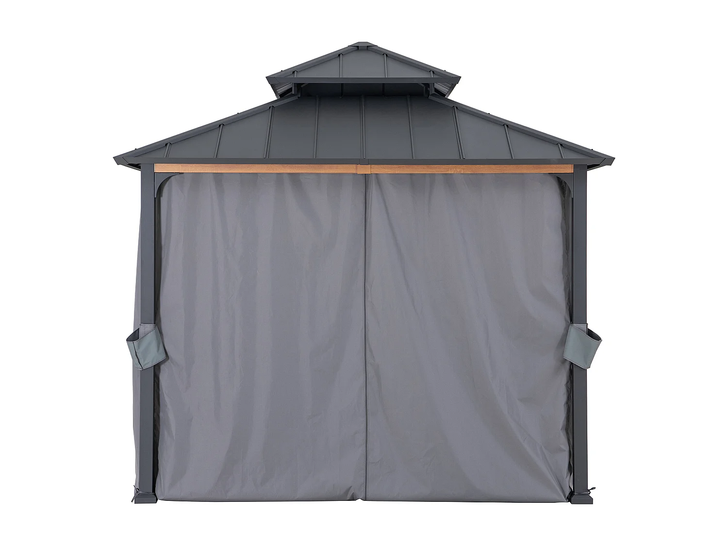 Rideaux de rechange SUNJOY pour tonnelle en acier de 300 cm x 300 cm