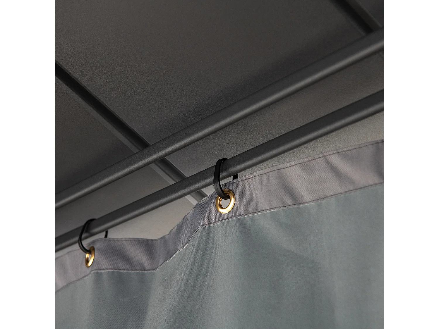 Rideaux de rechange SUNJOY pour tonnelle en acier de 300 cm x 300 cm