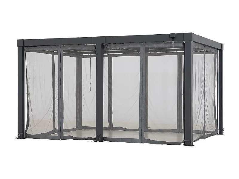 Moustiquaire de remplacement SUNJOY pour pergola à lames de 406 cm x 306 cm