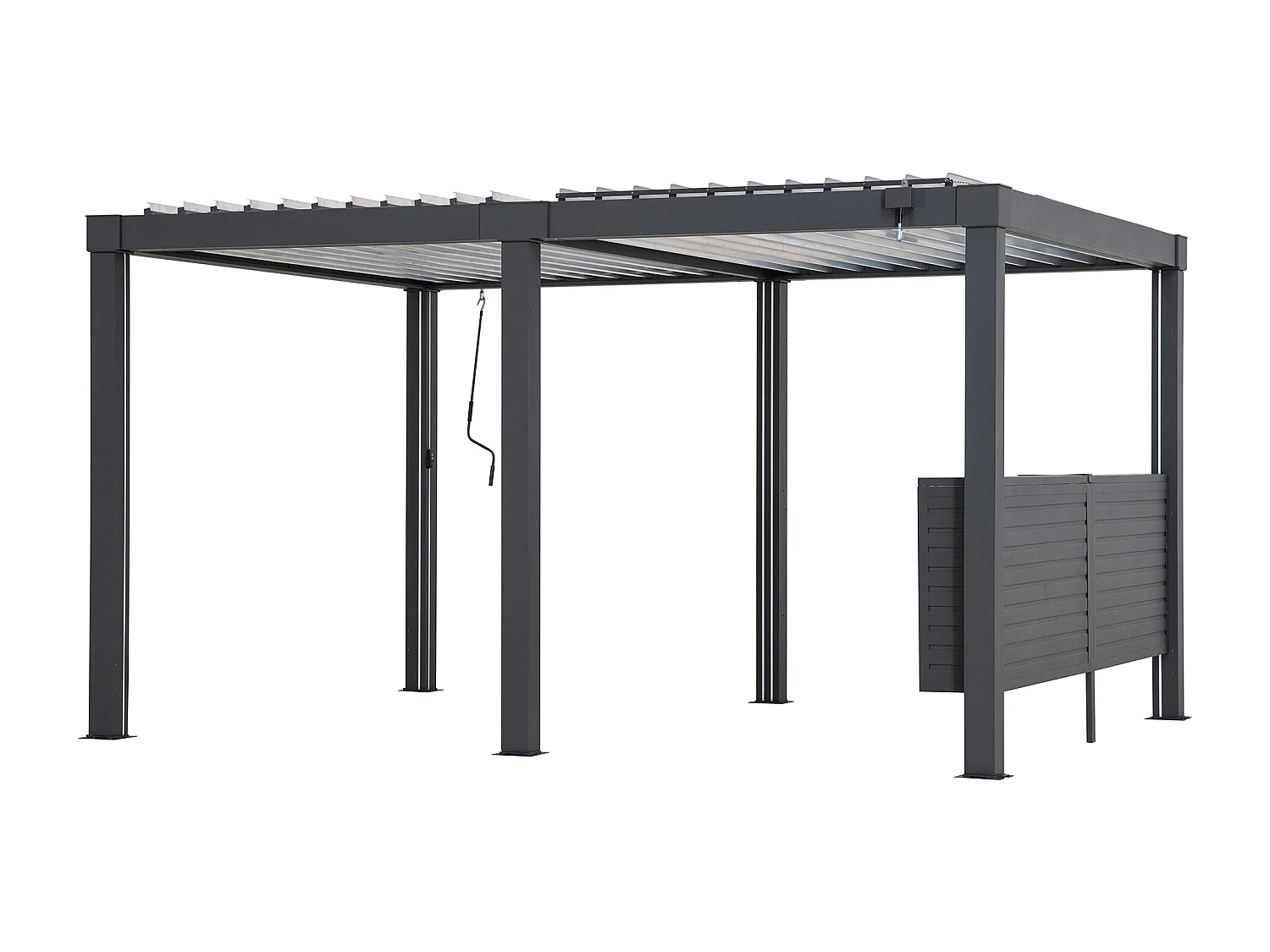 Étagère de bar de remplacement SUNJOY pour pergola à lames orientables (côté de 3 m)