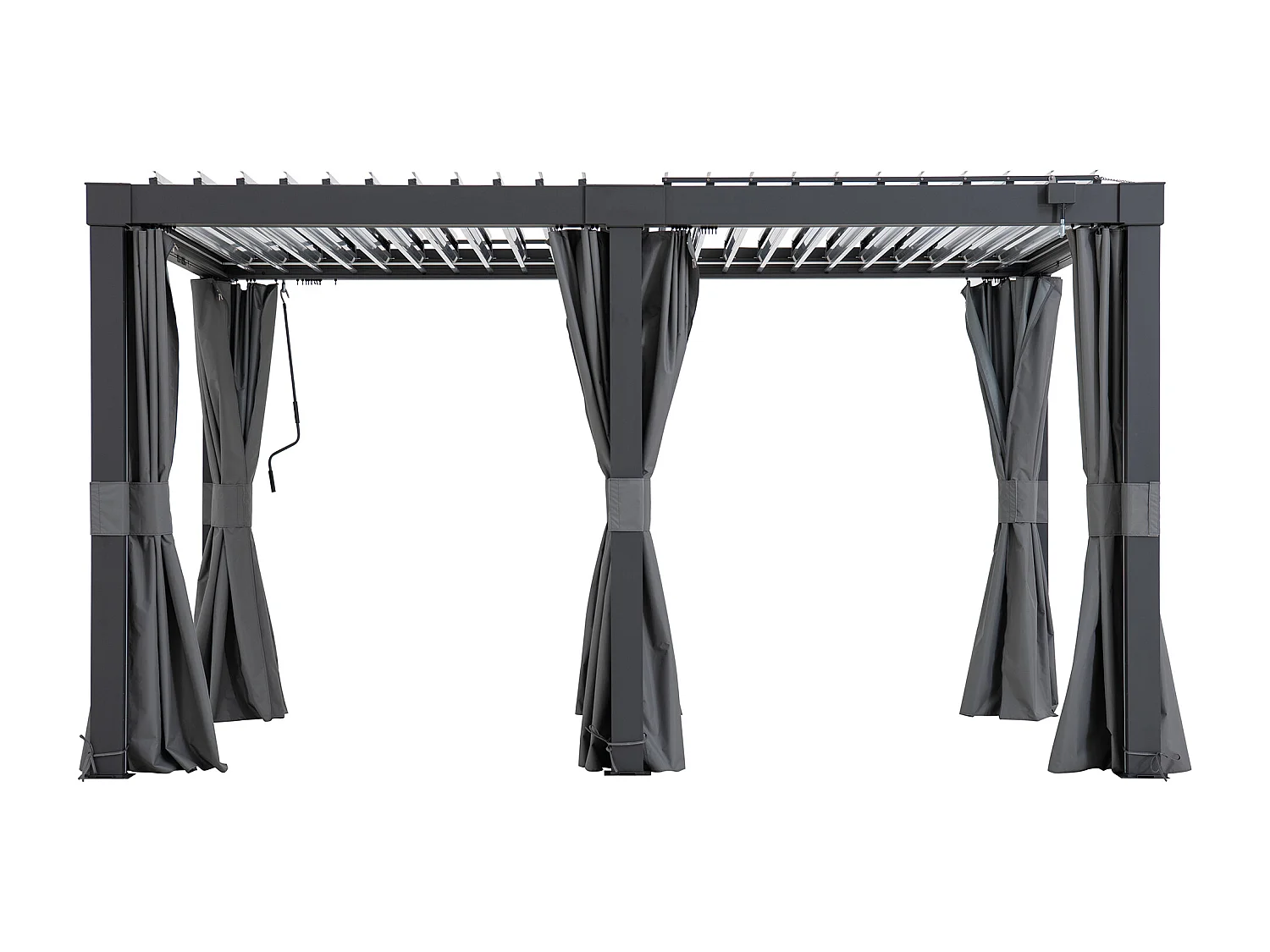 Rideaux de remplacement SUNJOY pour pergola à lames orientables de 406 cm x 306 cm