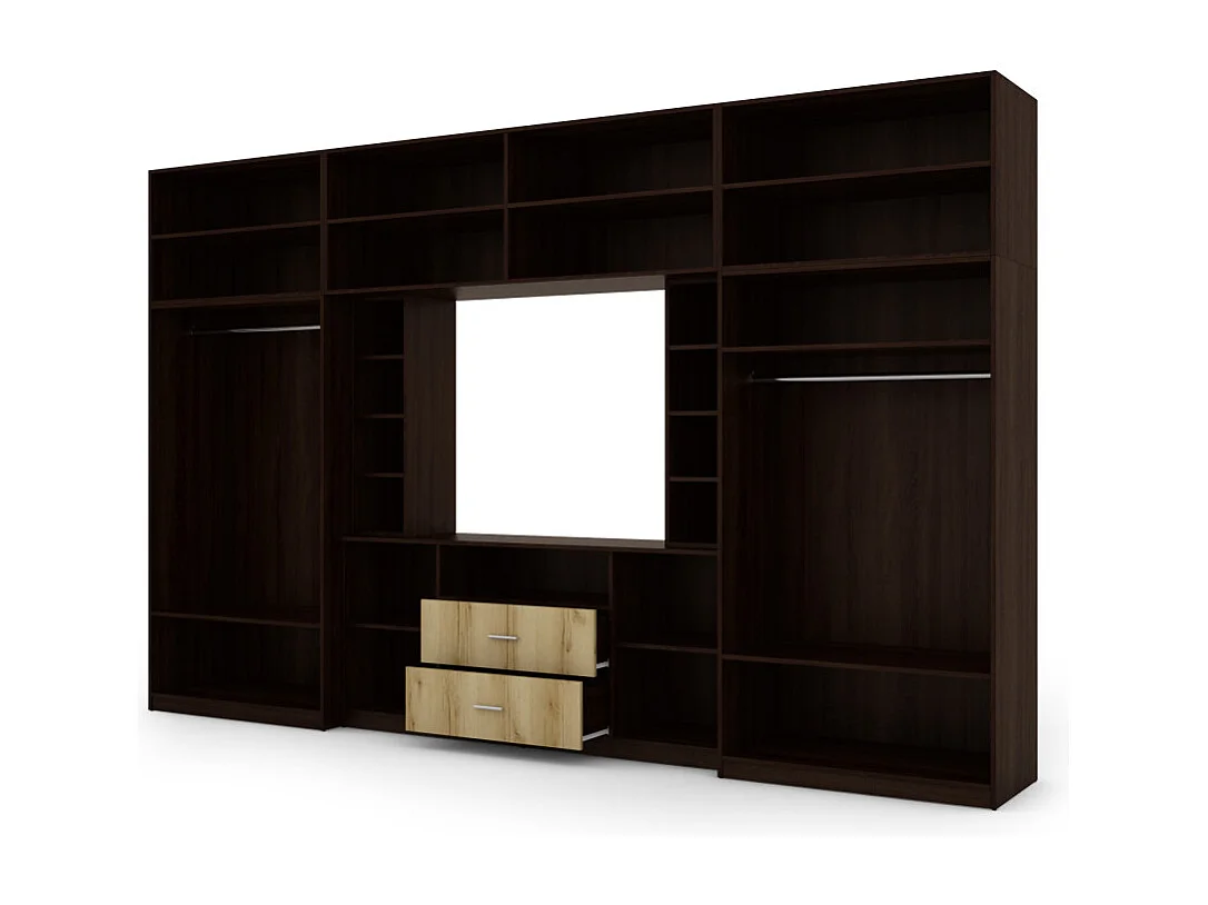 Meuble de séjour complet avec grandes armoires et rangements hauts mur de rangement DAKO – Direct fabricant EMEBLAST