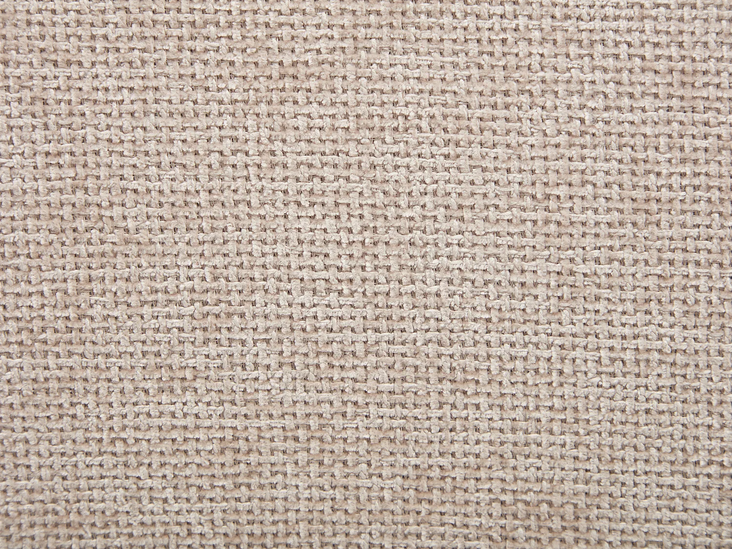 Lot de 6 chaises en tissu texturé et bois d'hévéa naturel clair - Beige - MARLENI