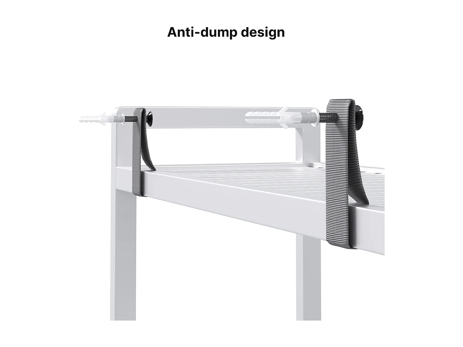 Étagère Salle De Bain 3 Niveaux 63x26x170cm Blanc Bealife