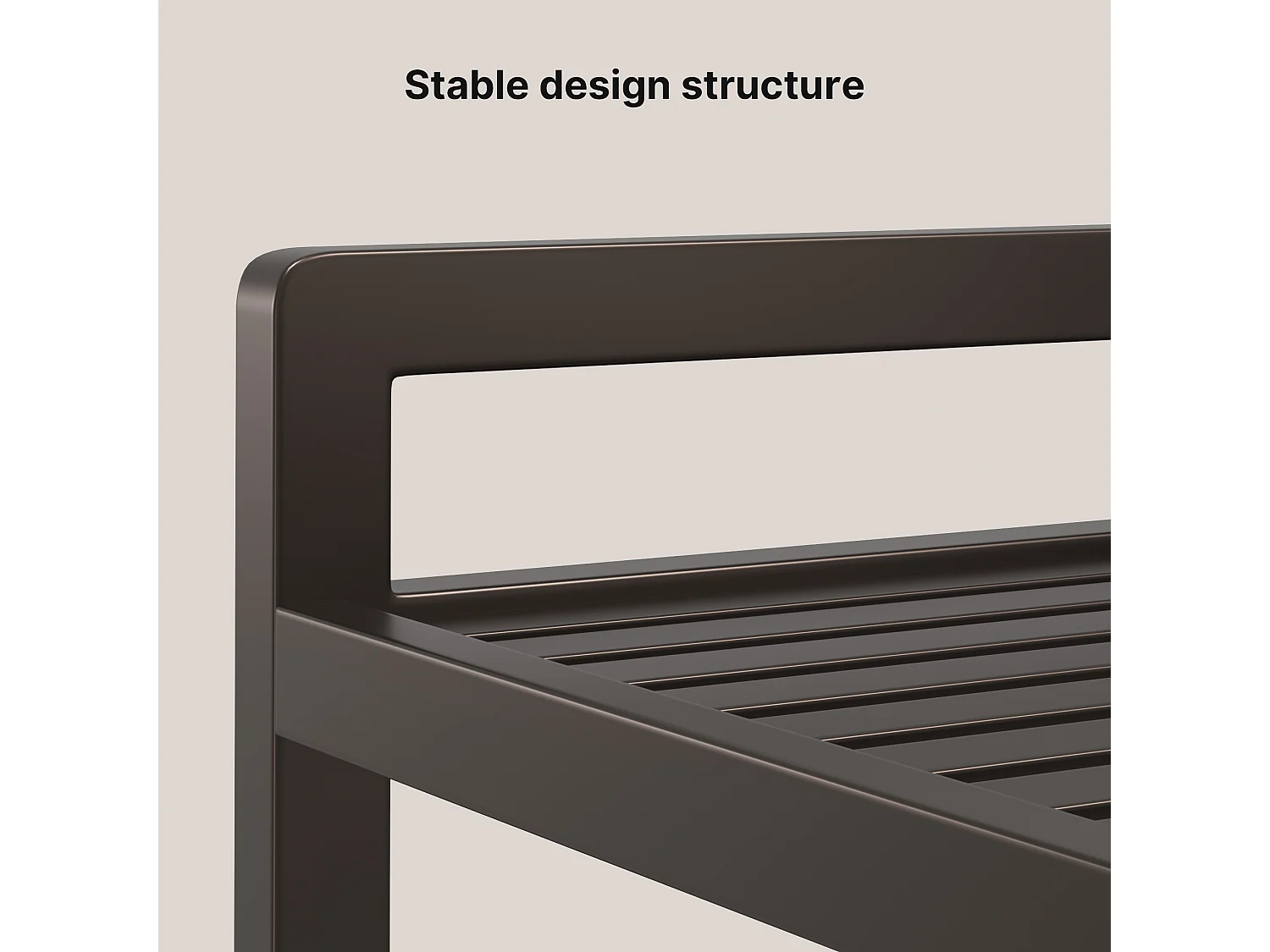 Étagère Salle De Bain 3 Niveaux 63x26x170cm Gris Foncé Bealife