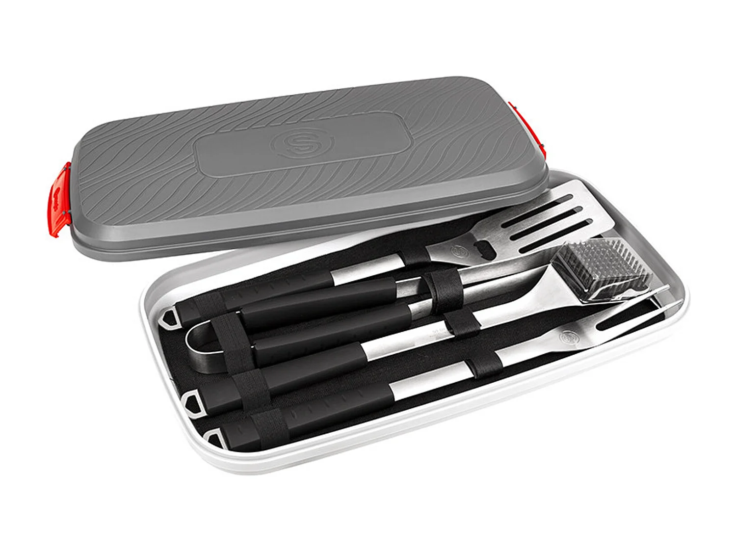Valisette de 4 Accessoires Inox pour Barbecue SOMAGIC - SOMAGIC