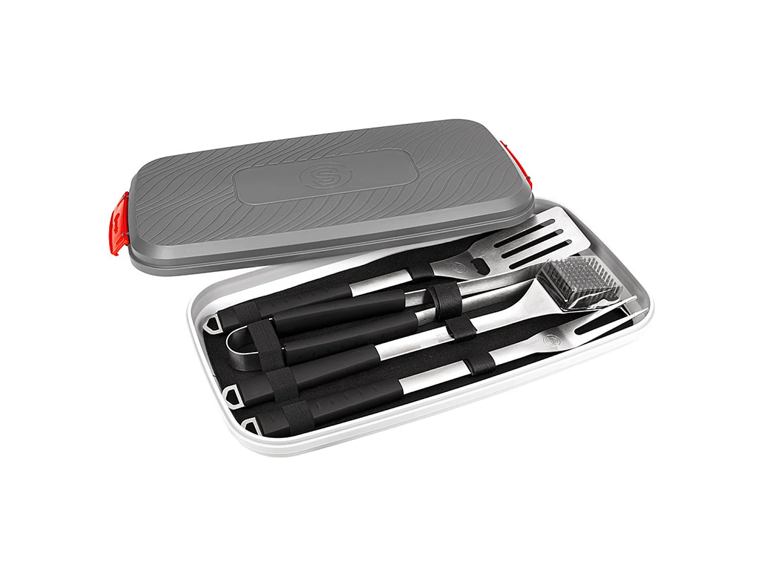 Valisette de 4 Accessoires Inox pour Barbecue SOMAGIC - SOMAGIC