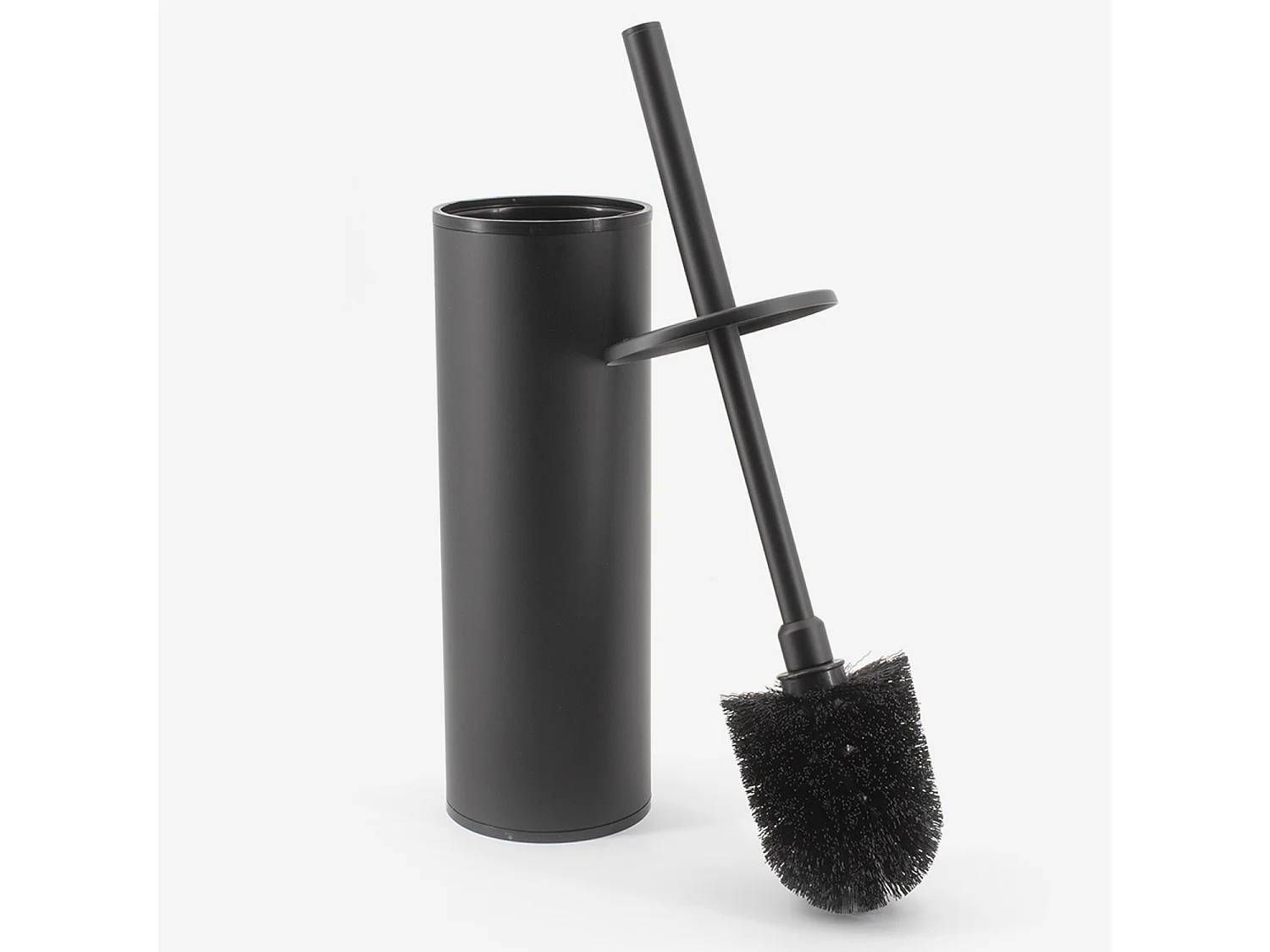 Pot à balai WC noir mat - Chicago - BATHBAZAAR