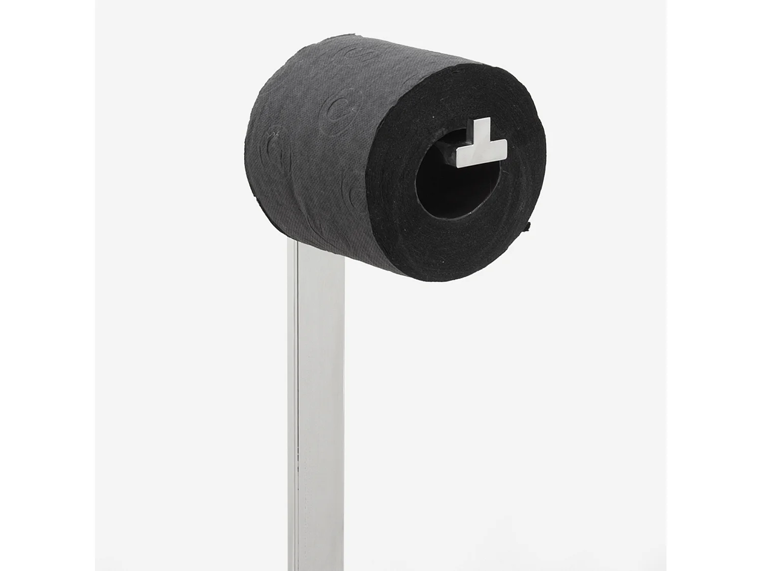 Serviteur Duo WC inox brillant - AUSTIN - BATHBAZAAR