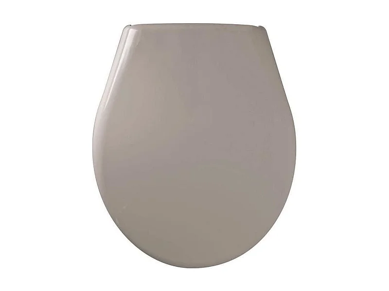 WC-Bril Marina Taupe van Polypropyleen Afneembaar met Universele Bevestiging – Franse Fabricage