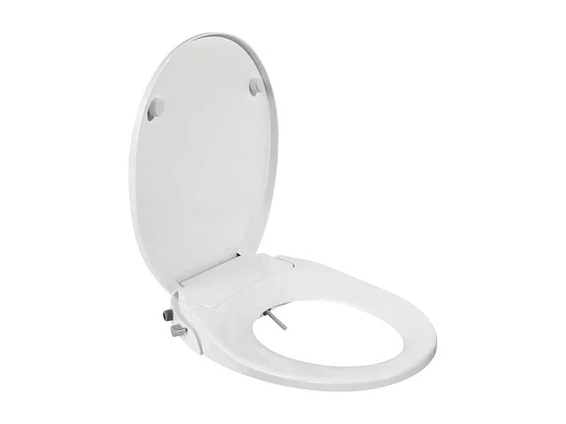 Japanse WC-Bril Lavant Clenea Wit met Voor- en Achterdouche en Gedempte Scharnieren