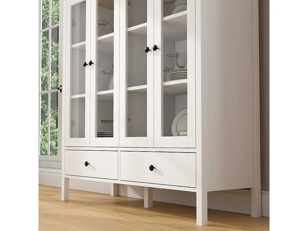 Meuble de rangement en aggloméré Frannie Modèle 5 : 130 x 44 x 136 cm