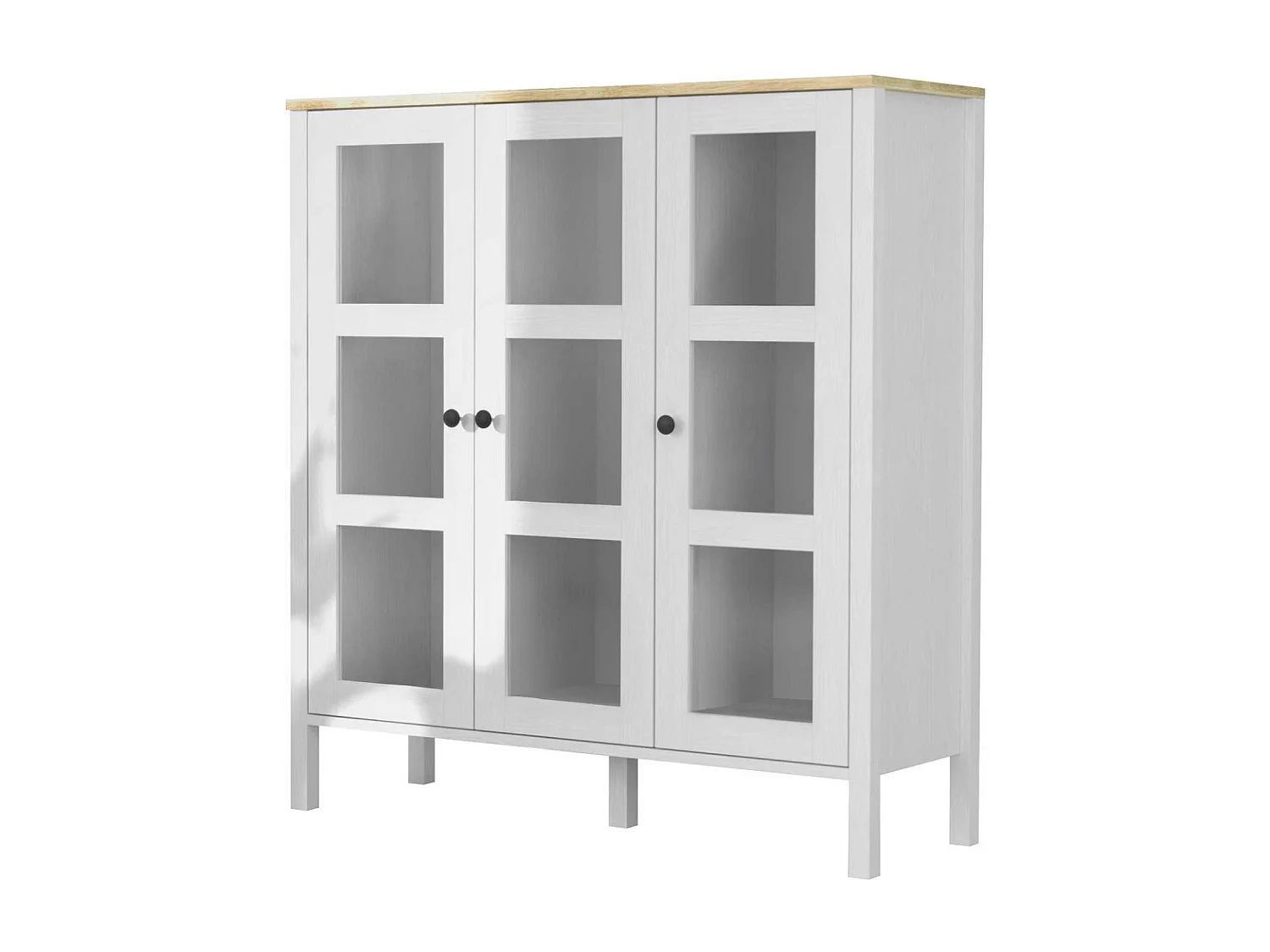 Meuble de rangement en aggloméré Frannie Modèle 1 : 112 x 40 x 123 cm