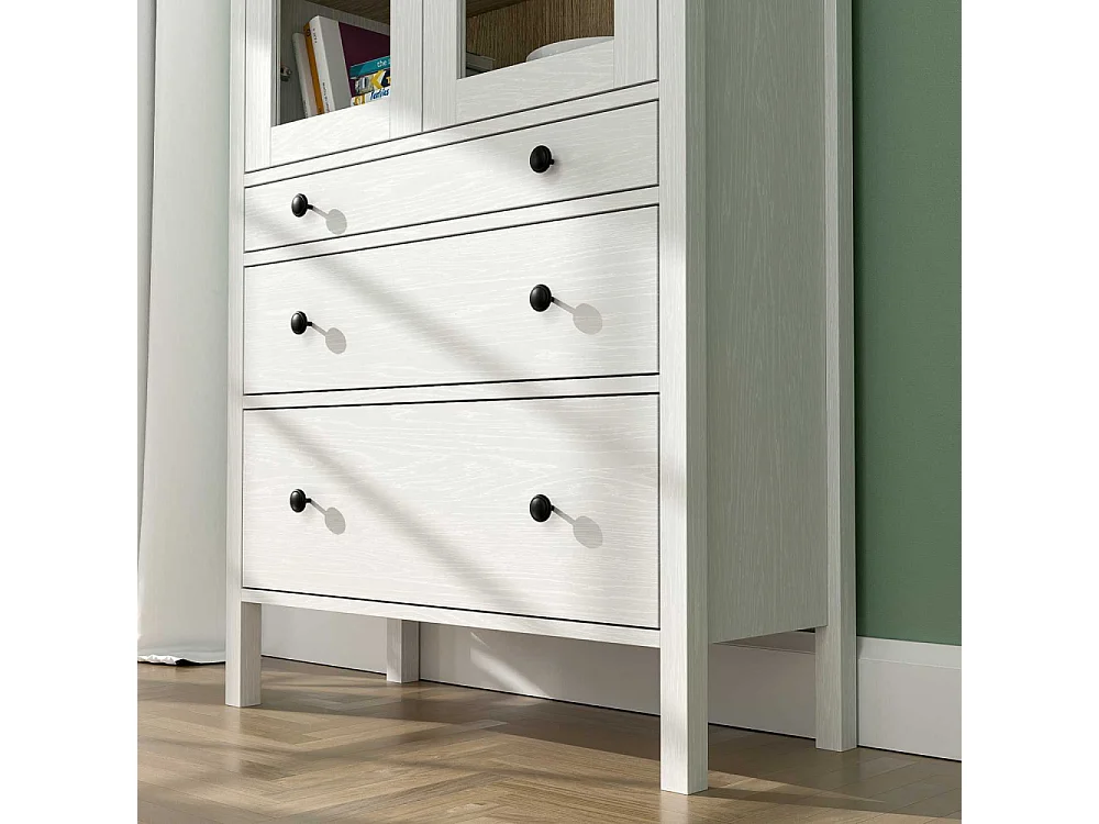 Meuble de rangement en aggloméré Frannie Modèle 4 : 83 x 35 x 194 cm