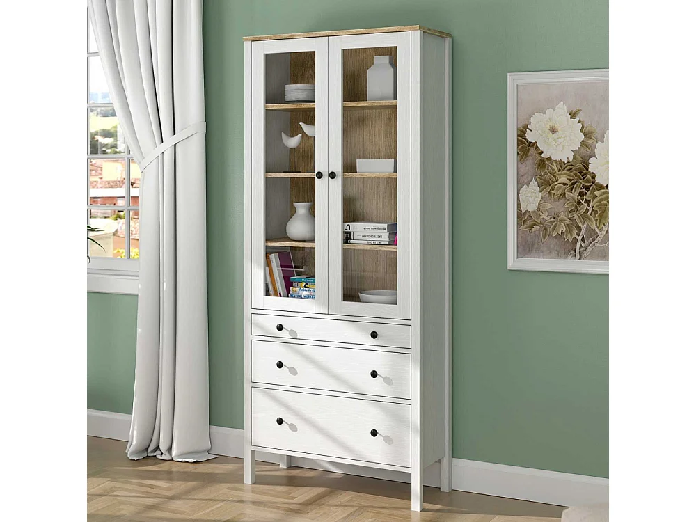 Meuble de rangement en aggloméré Frannie Modèle 4 : 83 x 35 x 194 cm