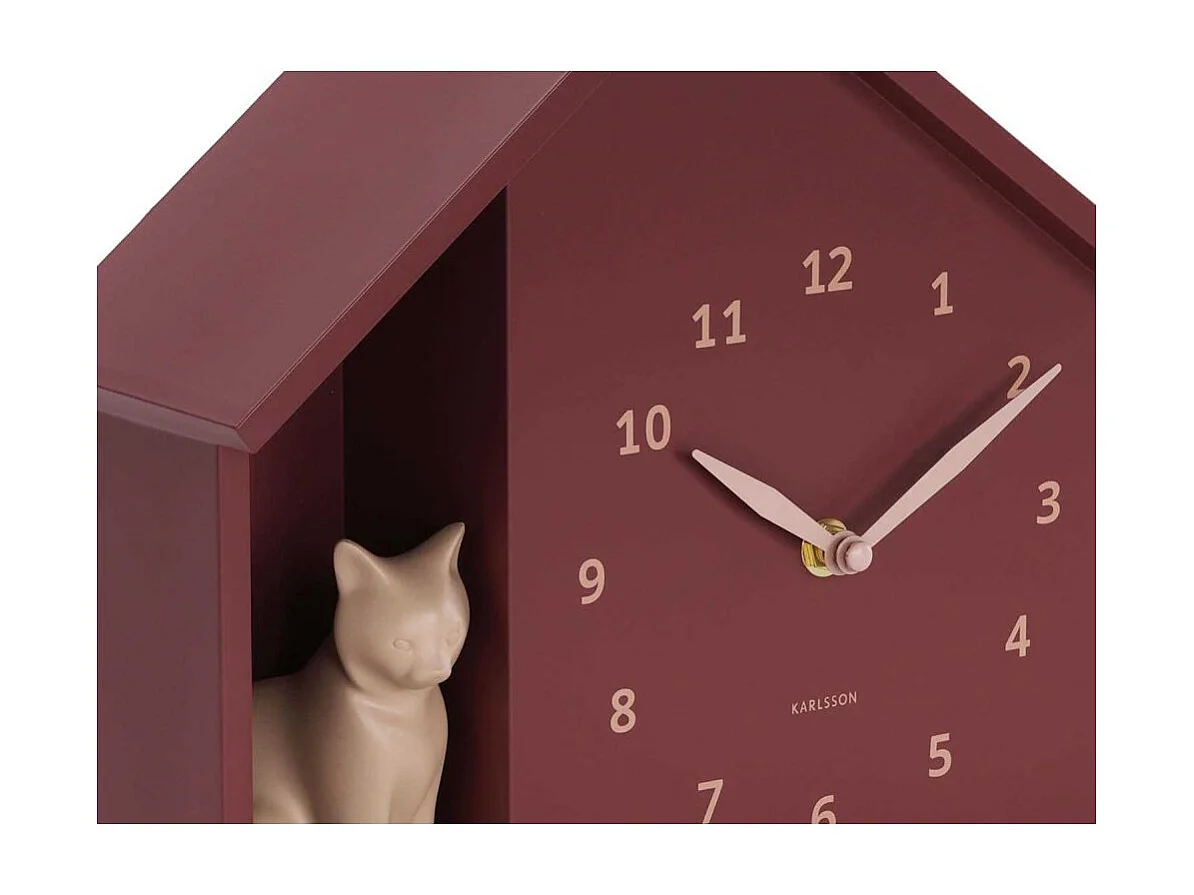 Horloge à poser Siting cat