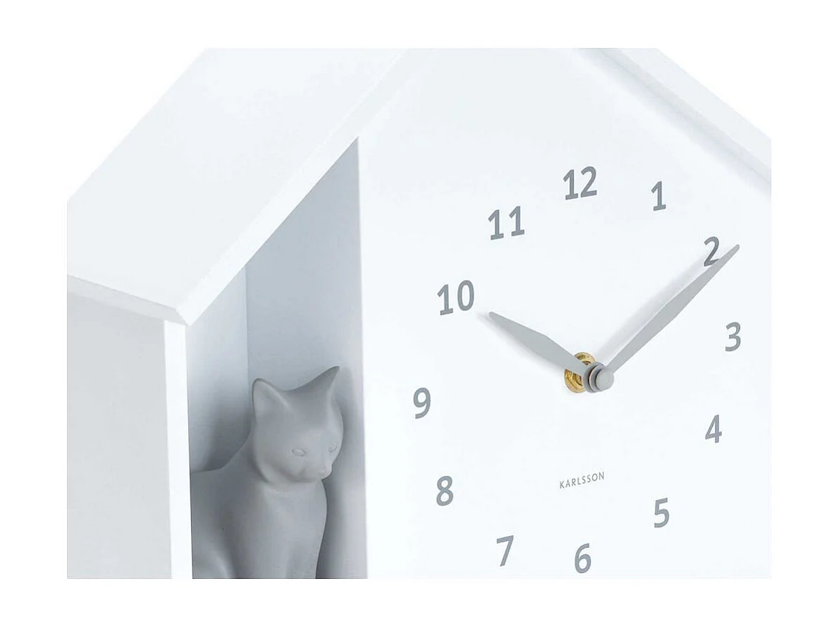 Horloge à poser Siting cat