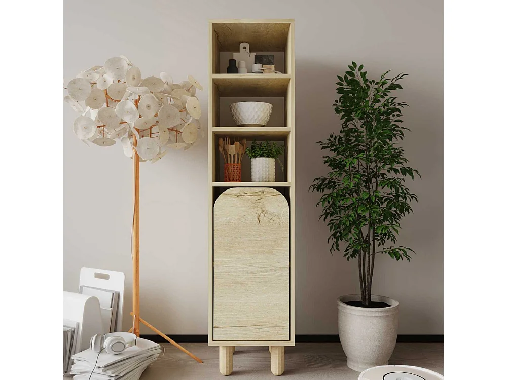 Colonne de rangement en aggloméré Parma