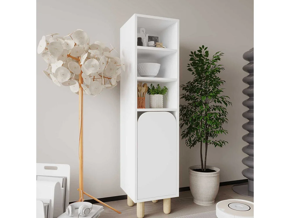 Colonne de rangement en aggloméré Parma