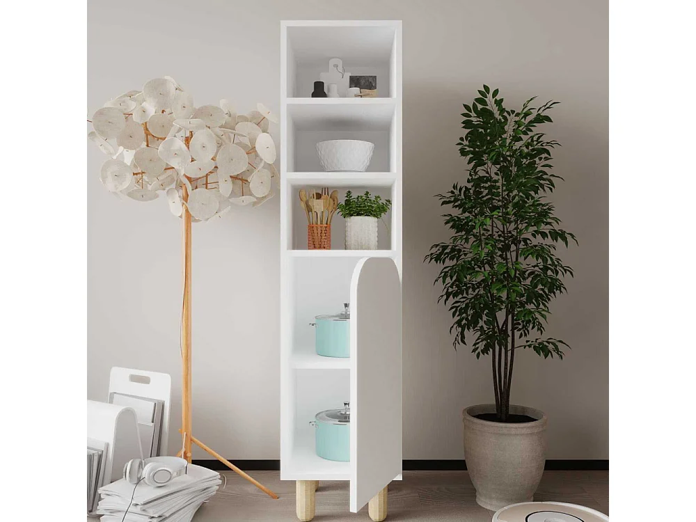 Colonne de rangement en aggloméré Parma