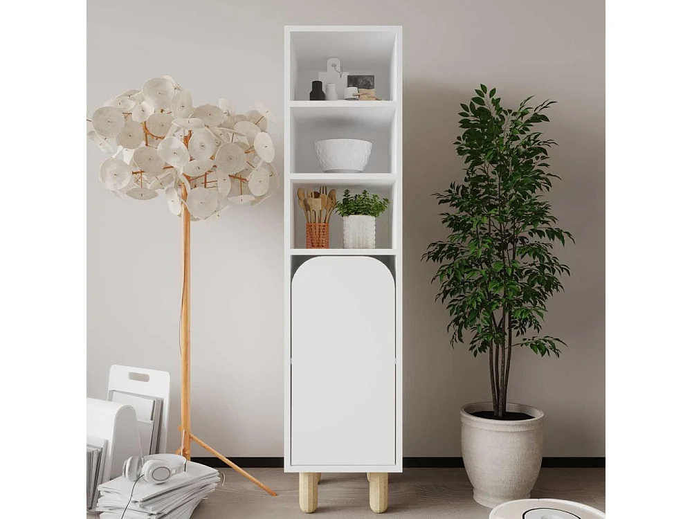 Colonne de rangement en aggloméré Parma