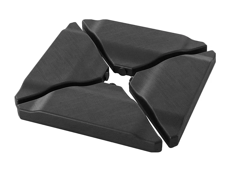 Pied triangle en plastique anthracite pour parasol - Baso