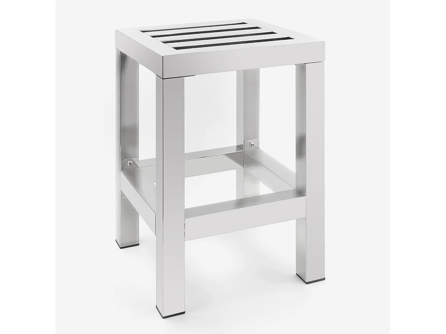Tabouret PLAZZA en Inox
