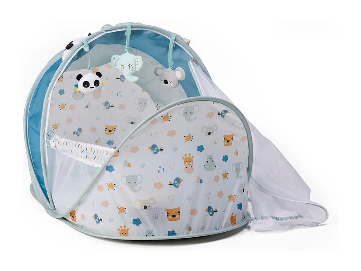 Cama de viagem dobrável para bebé com rede mosquiteira - Dos 0 aos 6 anos