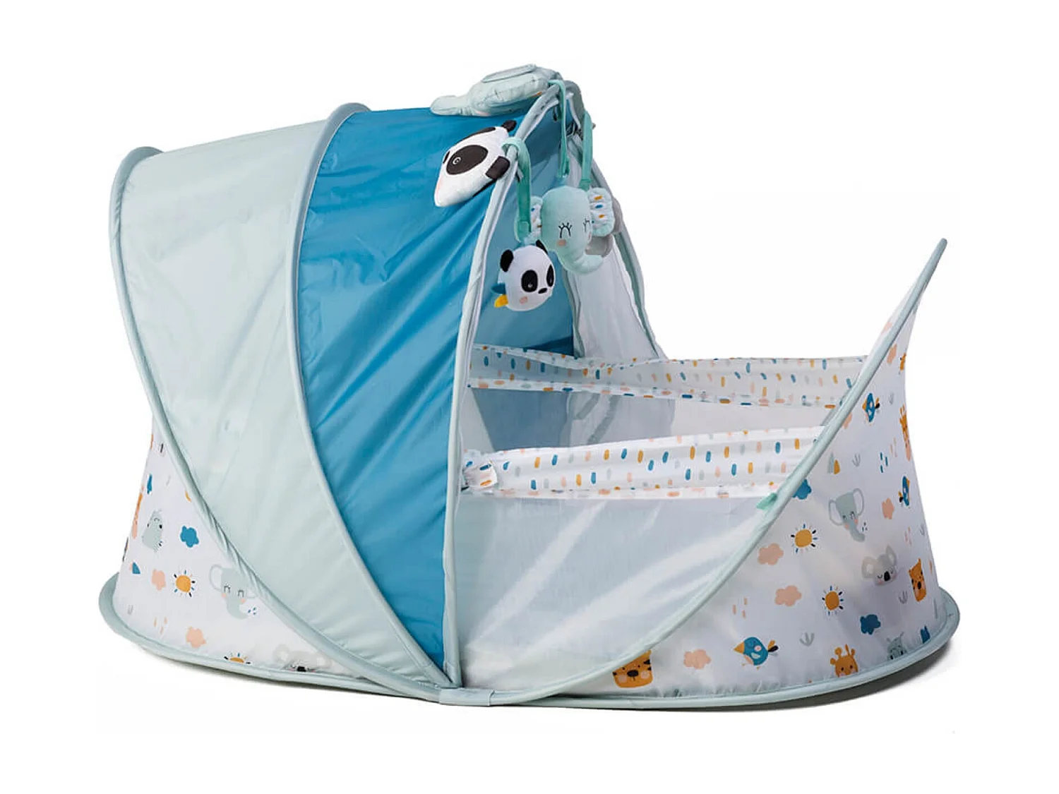 Cama de viagem dobrável para bebé com rede mosquiteira - Dos 0 aos 6 anos