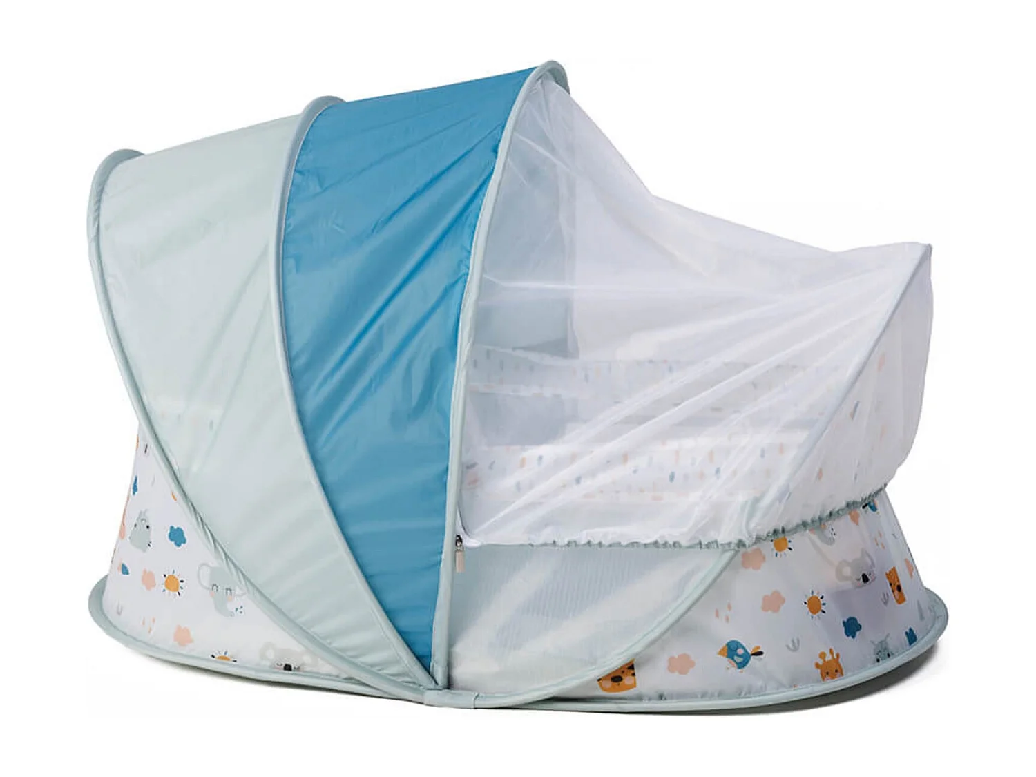 Cama de viagem dobrável para bebé com rede mosquiteira - Dos 0 aos 6 anos