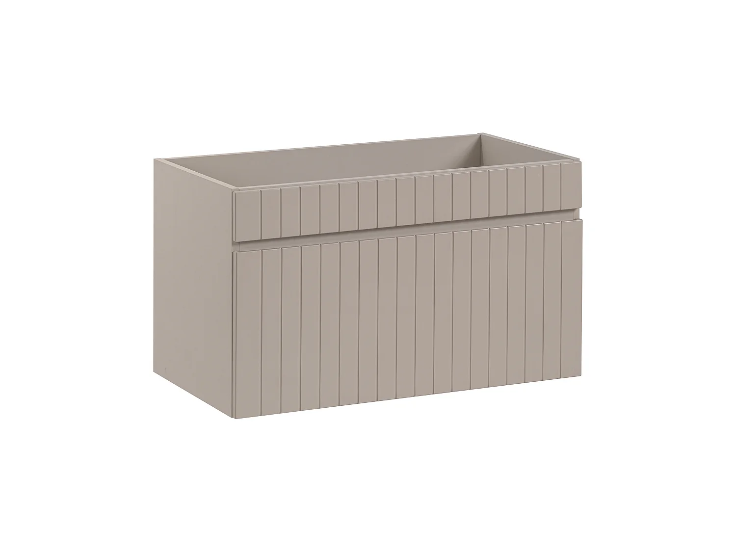 Ensemble de meubles 100 cm Iconic Cashmere avec vasque à poser et miroir LED