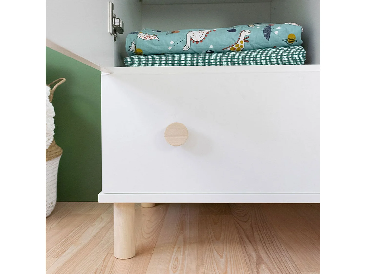 Armoire enfant avec tiroir COMBO blanc