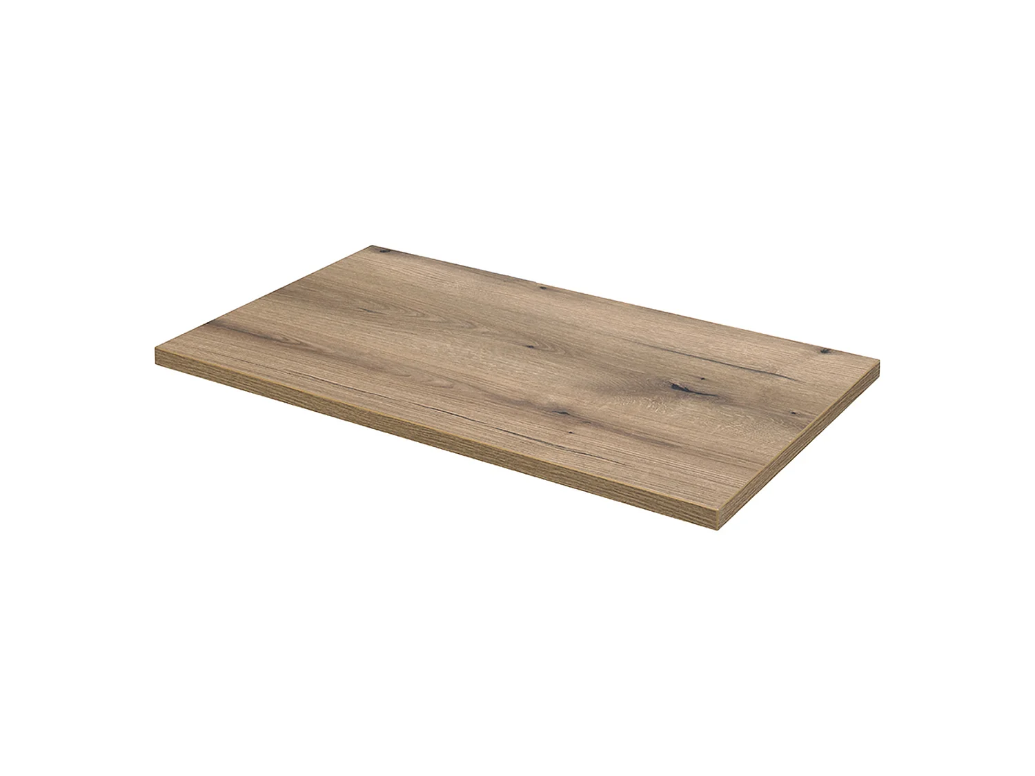 Ensemble de meubles 80 cm avec plan de toilette, vasque à poser Wiki, armoire haute et miroir - Iconic Cashmere