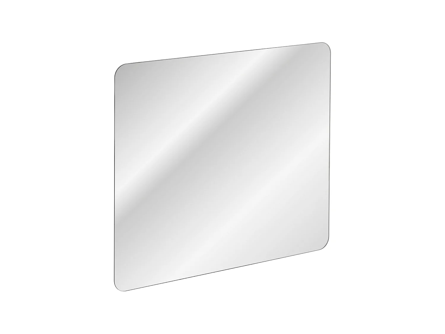 Ensemble de meubles 80 cm avec plan de toilette, vasque à poser Wiki, armoire haute et miroir - Iconic Cashmere