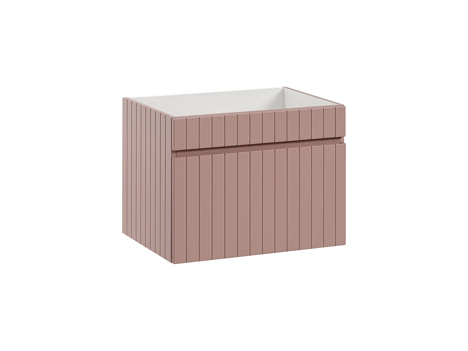 Ensemble de meubles Iconic Rose 80 cm avec vasque à poser et meuble latéral