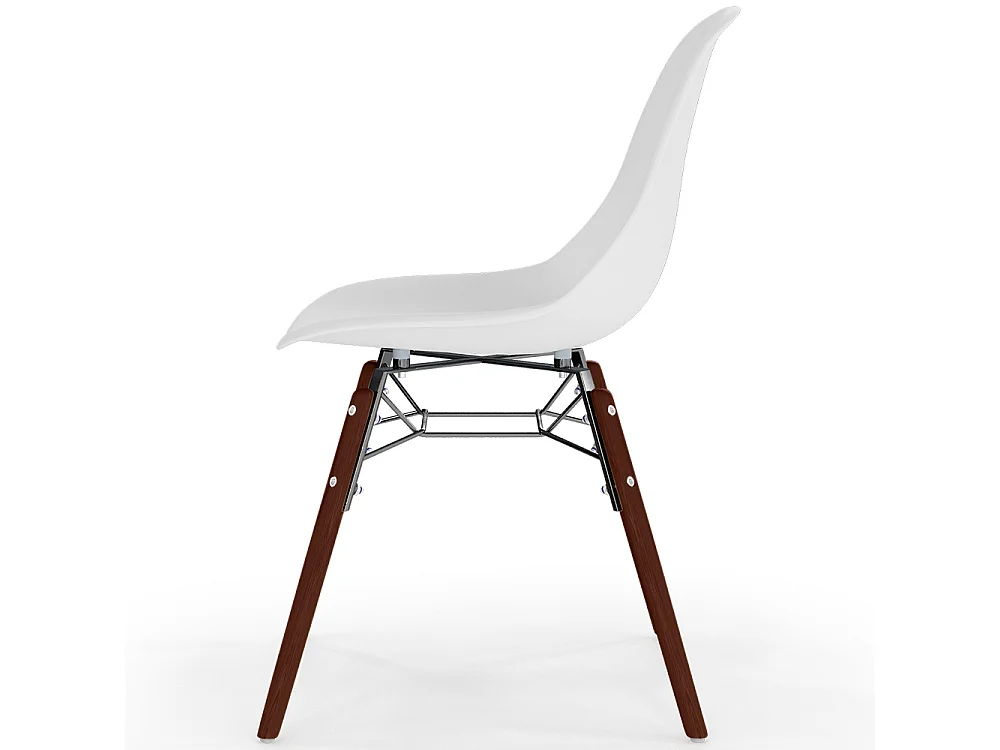 Chaises de Salle à Manger - Design Scandinave - Pieds en Bois Sombre - Lot de 4 - Skögur Rouge