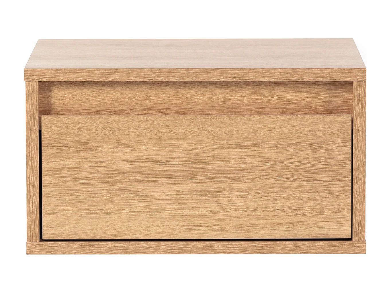 Schwebender nachttisch Tori 1 schublade Eichenfarbe