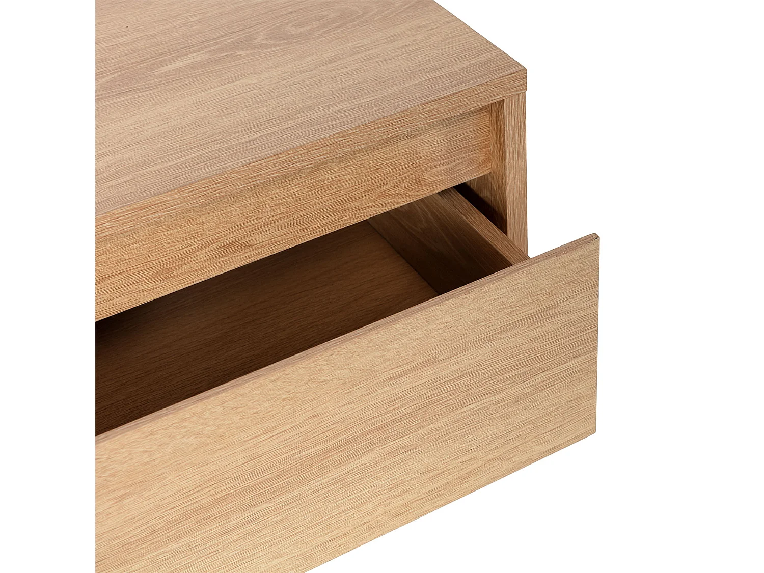 Schwebender nachttisch Tori 1 schublade Eichenfarbe