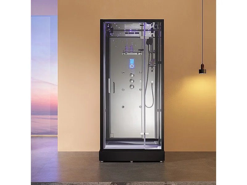 Douche hammam X-ONE 100 MIRROR - 100x90 cm