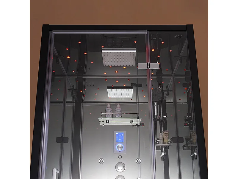 Douche hammam X-ONE 100 MIRROR - 100x90 cm