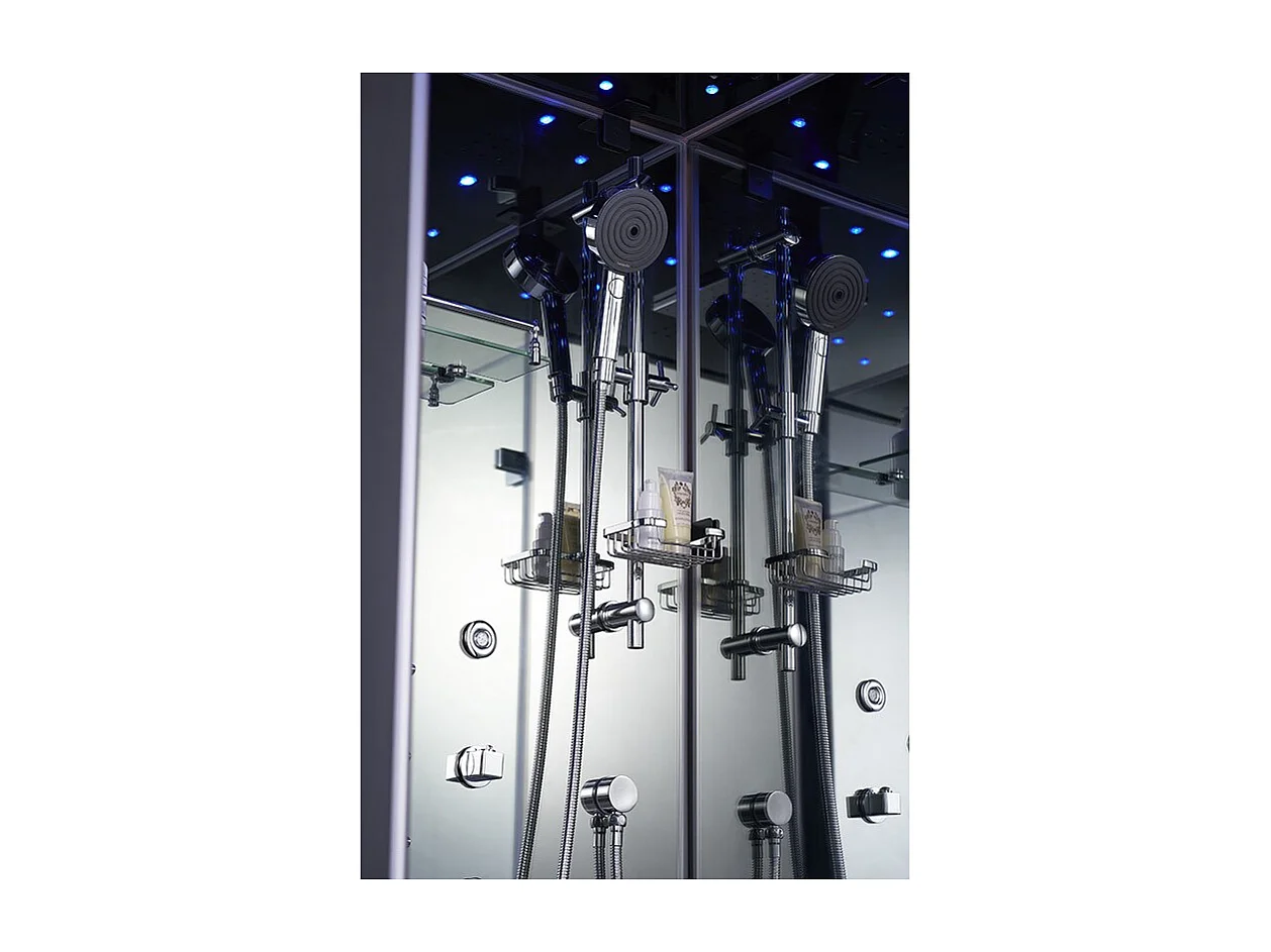 Douche hammam X-ONE 100 MIRROR - 100x90 cm